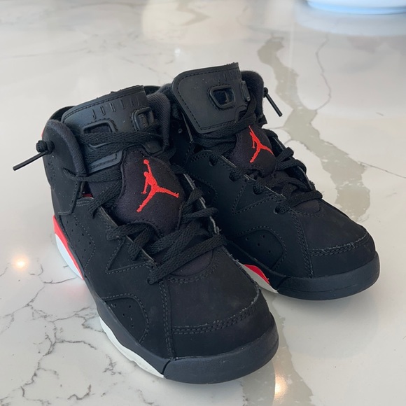 Nike Air Jordan Other - Nike Air Jordan 6 Retro PS BLACK INFRARED size 13C